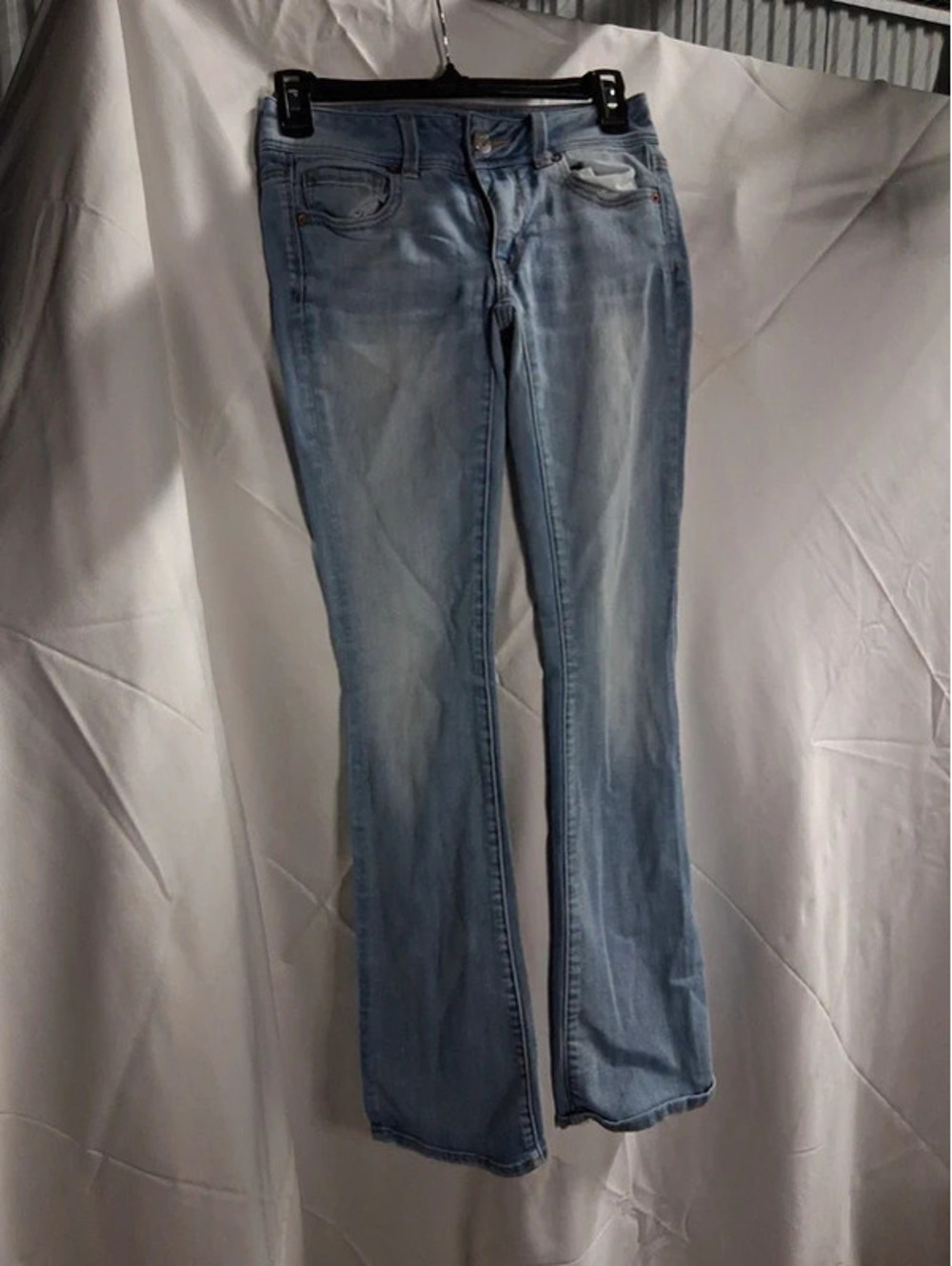 American Eagle Women's Kick Boot Super Stretch Jeans Size 00 short o2